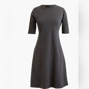 J Crew short-sleeve knit dress in gray